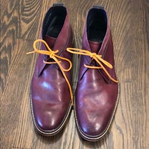 Cole Haan Germarcy Chukka Leather and Suede Shoes